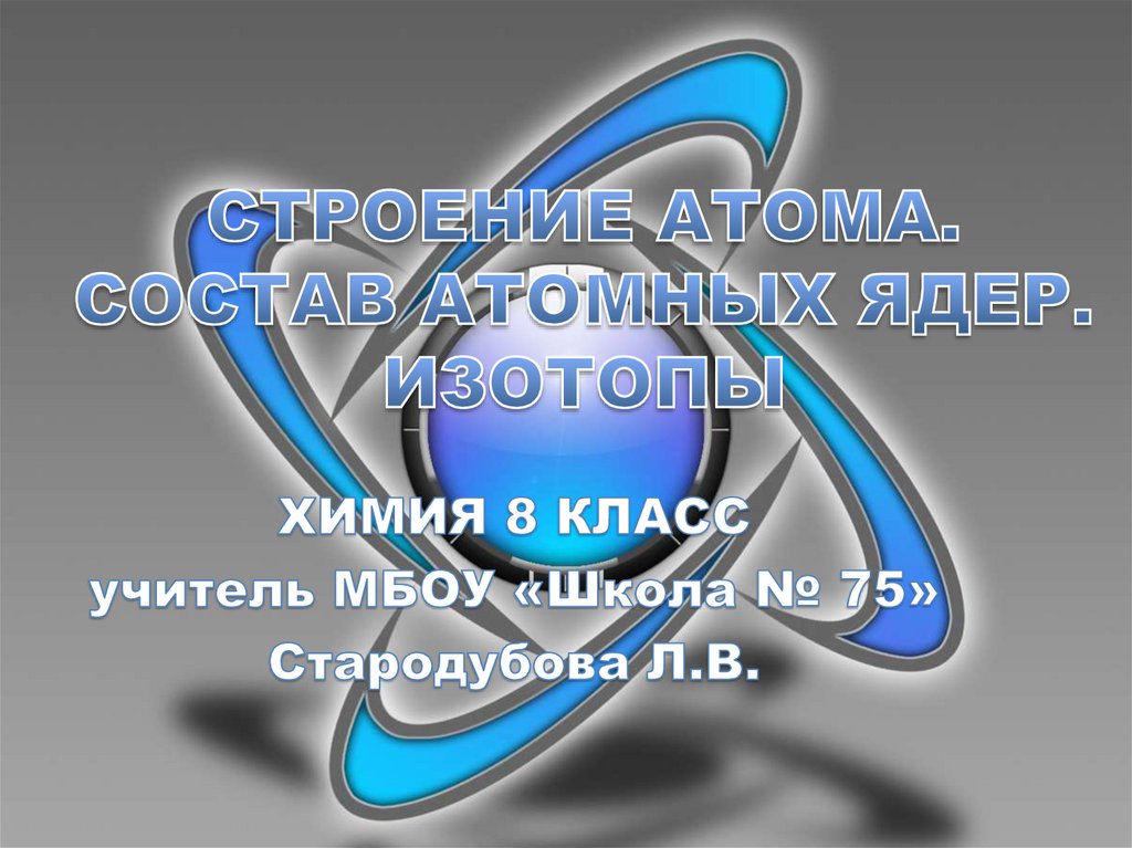 Строение атома состав атомных ядер изотопы 8 класс презентация