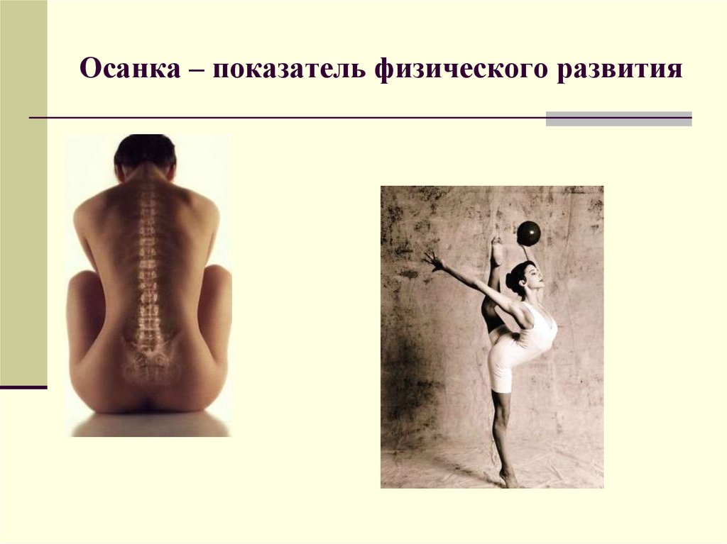 Осанка – показатель физического развития