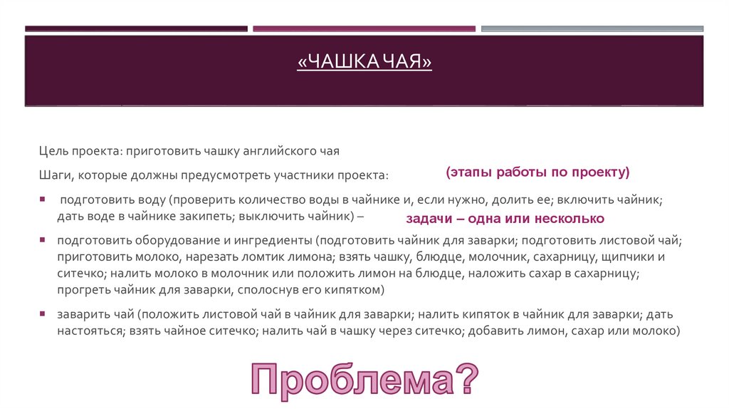 «Чашка чая»