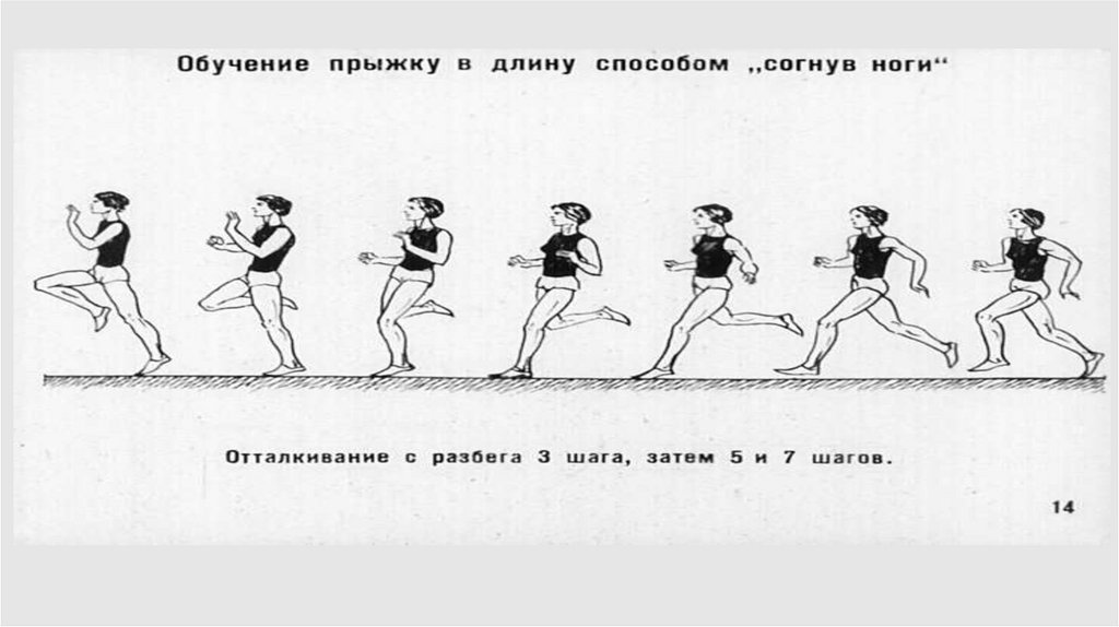 Разбег в прыжке согнув ноги. Прыжок в длину способом согнув ноги. Техника прыжка в длину способом согнув ноги. Обучение опорным прыжкам: ноги врозь, согнув ноги. Прыжок в длину книга.