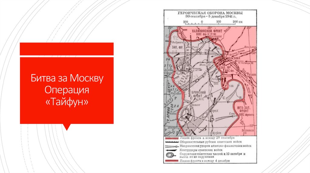 Битва за Москву Операция «Тайфун»