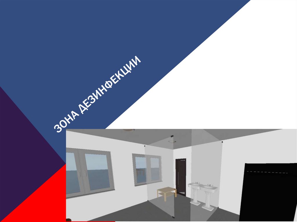 Зона дезинфекции