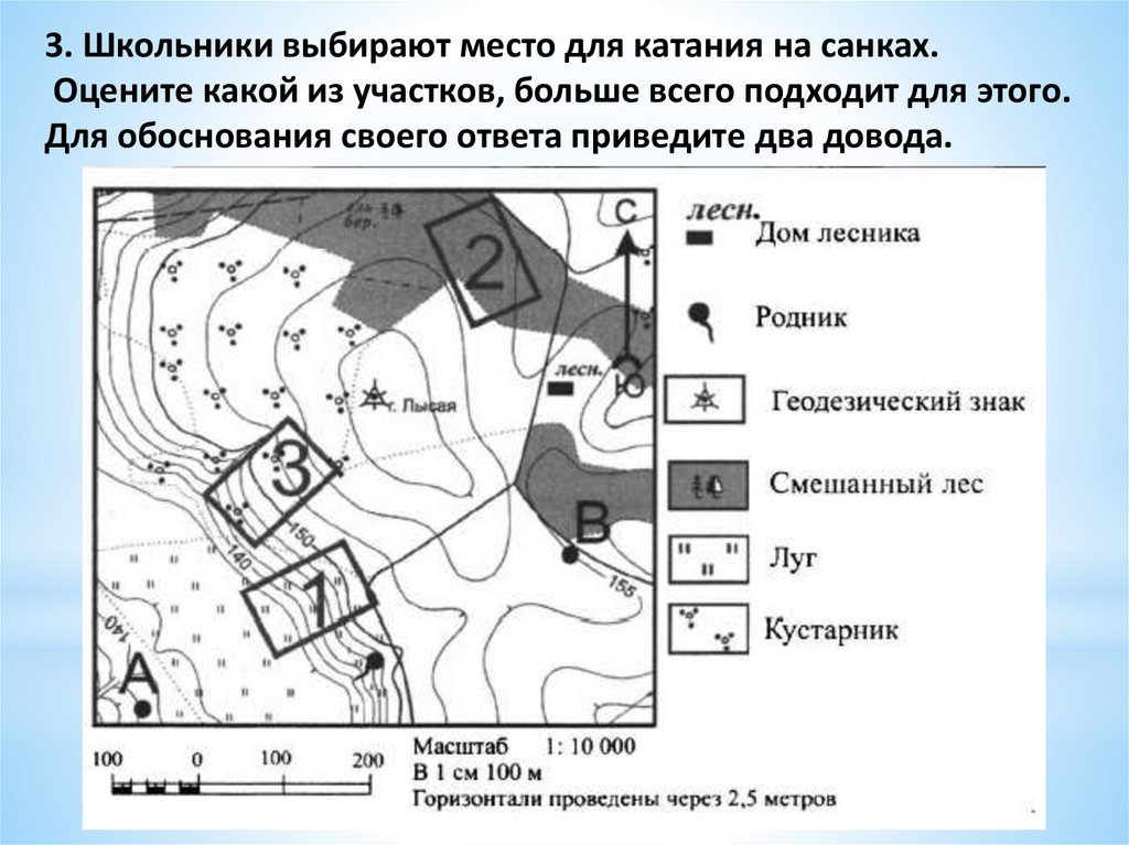 План земной поверхности территории заинтересованного горного предприятия составляется в масштабе