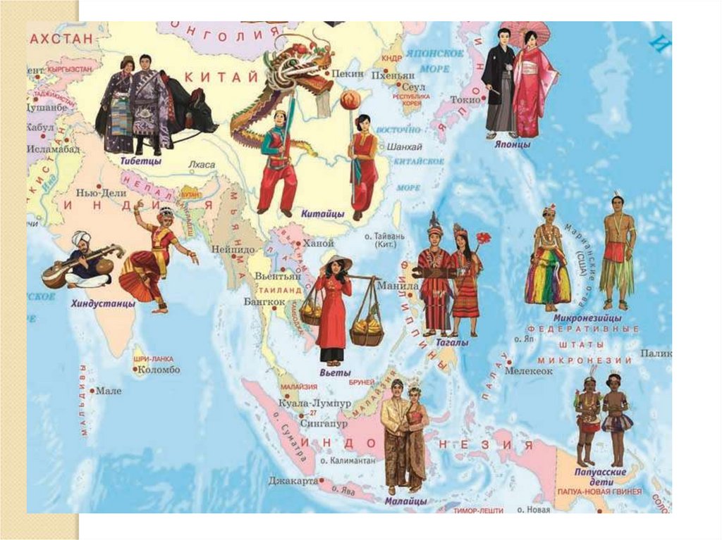 Народы и костюмы мира