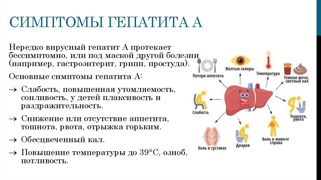 Гепатит а презентация