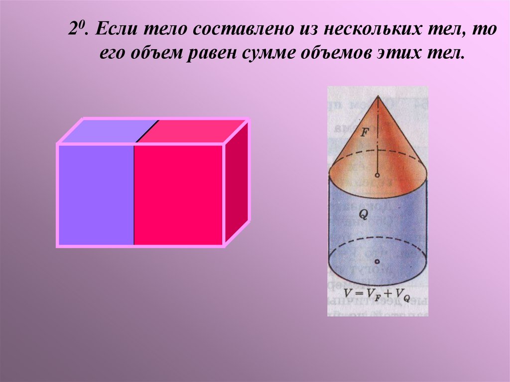 Презентация на тему объем