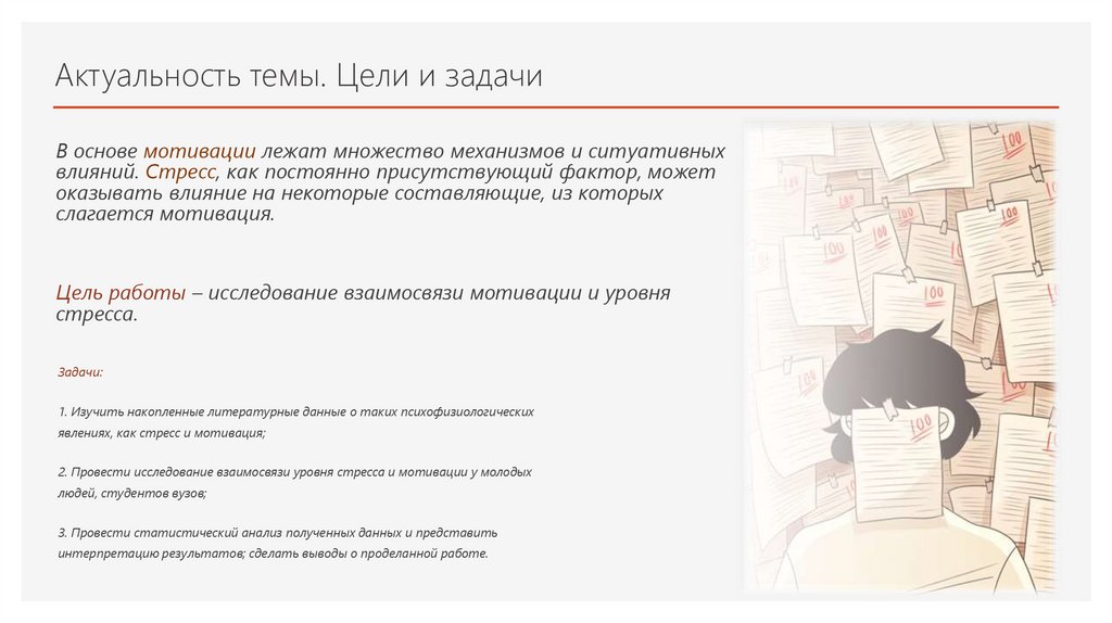 Актуальность темы. Цели и задачи