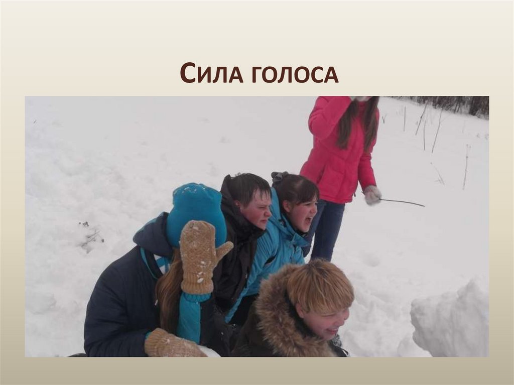 Сила голоса