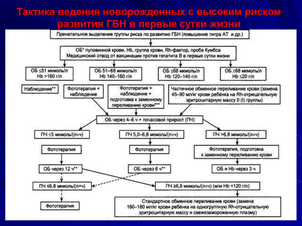 Схема гемолитической желтухи