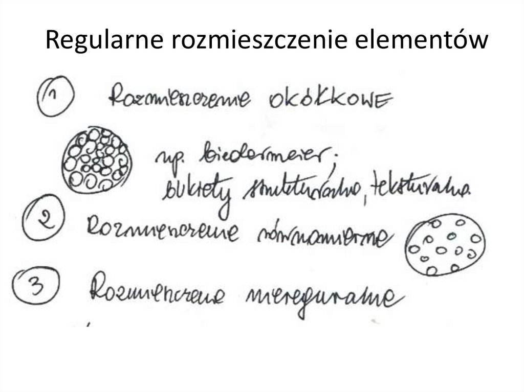 Regularne rozmieszczenie elementów