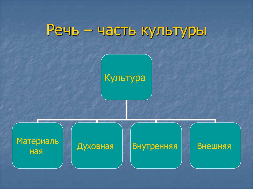 Культура части. Части культуры. Виды информации. Материалы культуры.