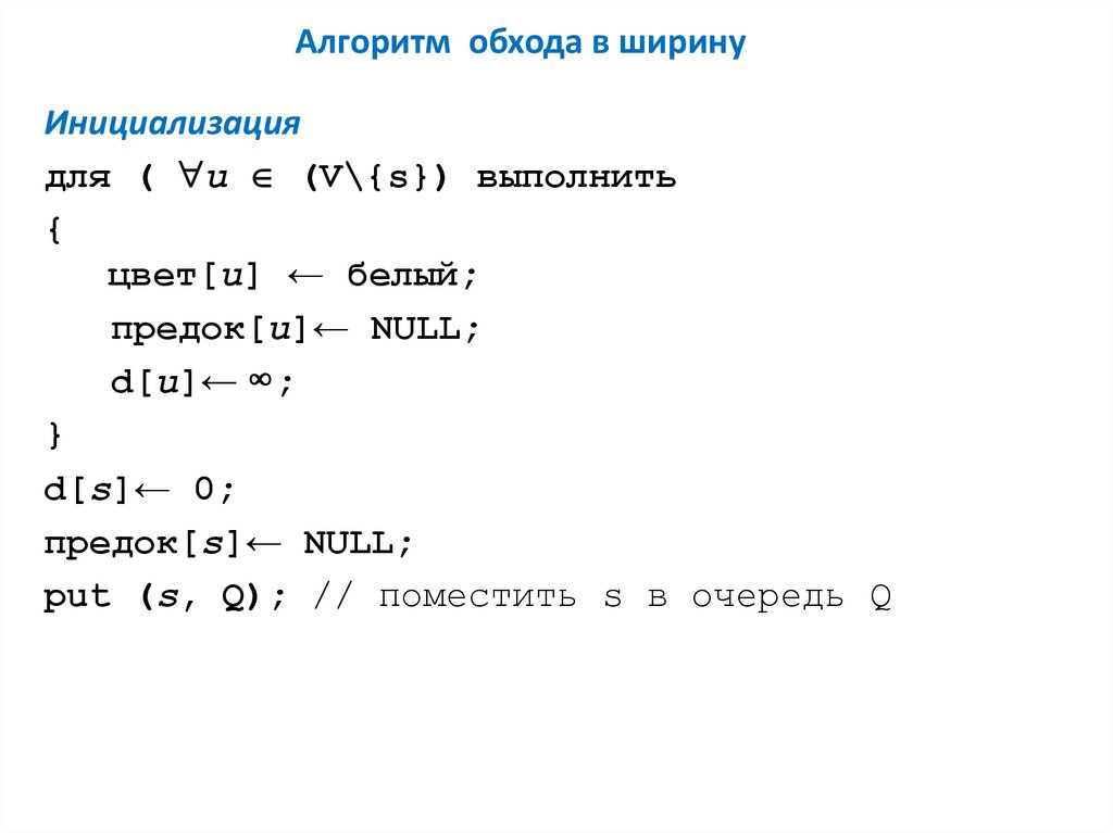 Алгоритм поиска в ширину