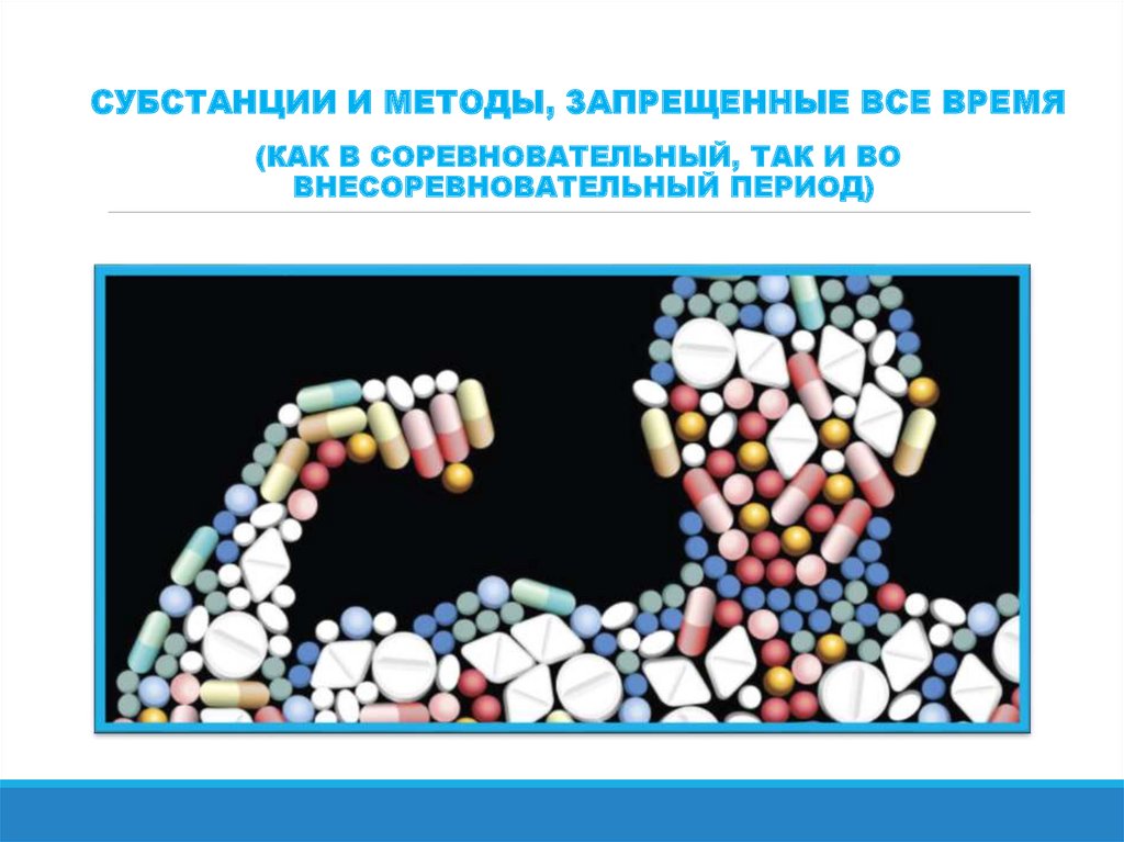 Реферат: Список групп запрещенных для использования допинговых препаратов и методов