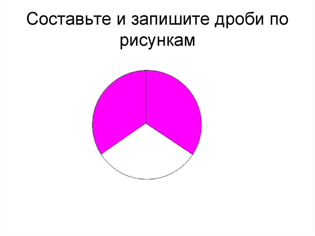 Составь и запиши по рисунку