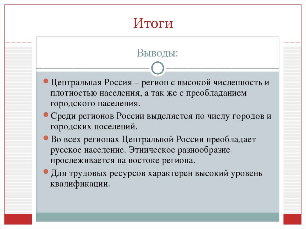 Итоги
