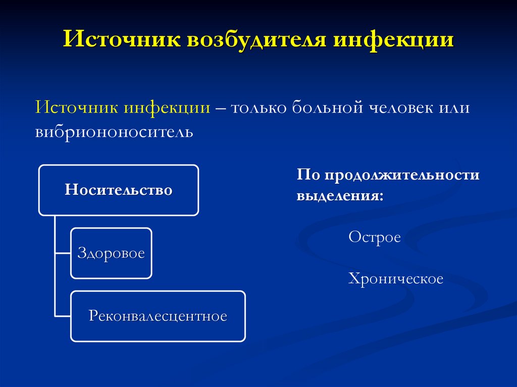 Источник возбудителя