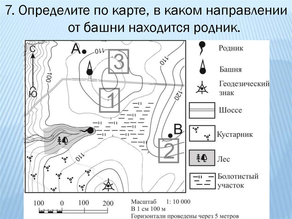 Пользуюсь описанием определите какими цифрами на плане обозначены населенные пункты в ответ запишите