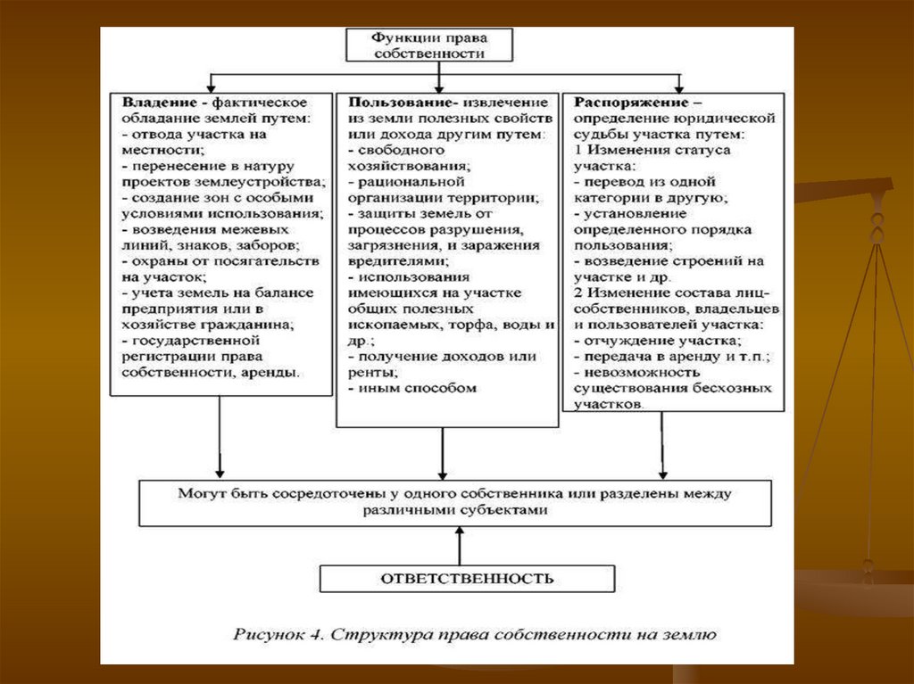 Роль собственности. Функции право собственности. Функции права собственности на землю. Структура права собственности на землю. Функции правовой собственности.