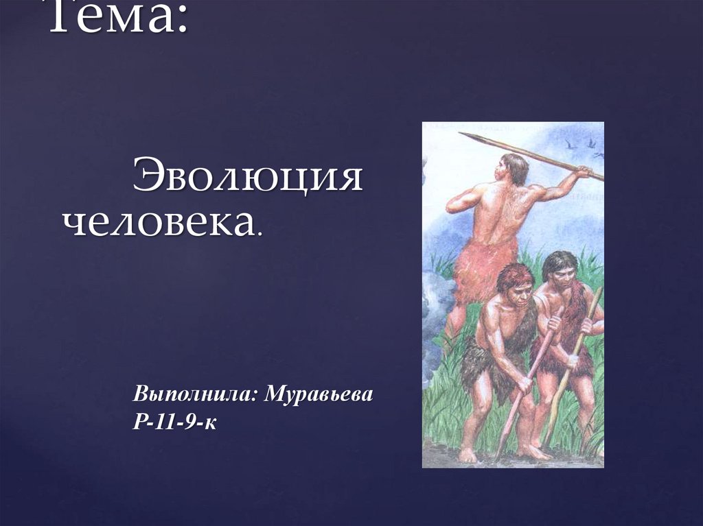 Основные стадии эволюции человека презентация 9 класс