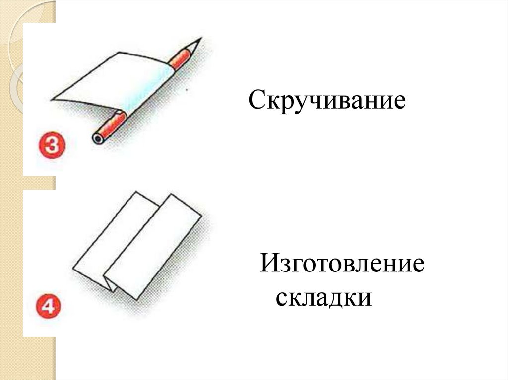 Как называется складывание частей изображения на листе бумаги ответ