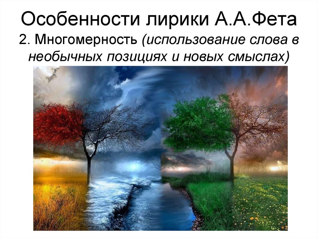 Афанасий Фет. Особенности лирики поэта. Философская лирика - online ...