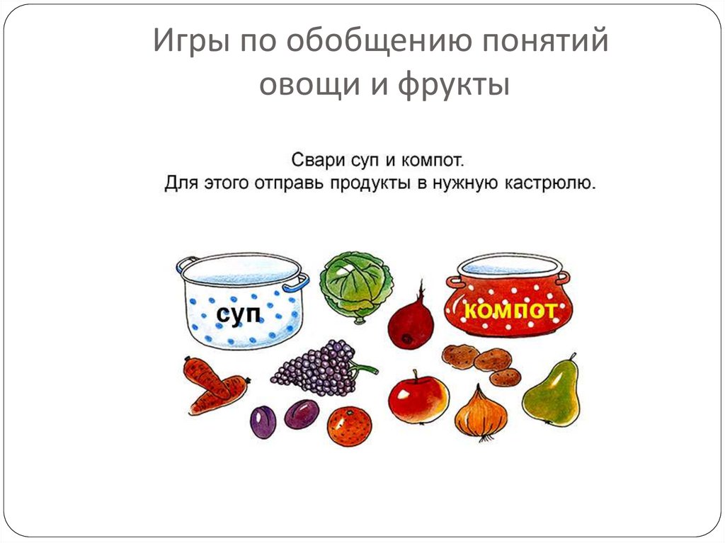 Игра-инсценировка сварим вкусный суп