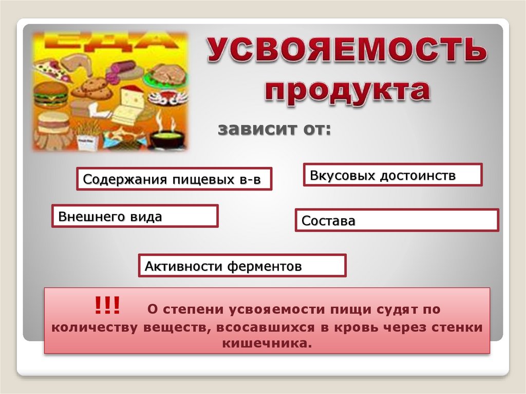 Продукты зависимости. Усвояемость пищи зависит. Усвояемость пищевых веществ. Усвоение пищи зависит:. Факторы усвояемости пищи.