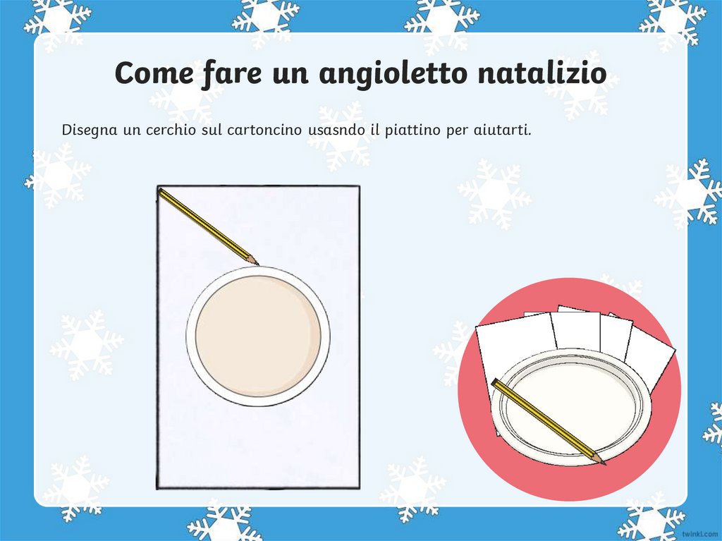 Come fare un angioletto natalizio