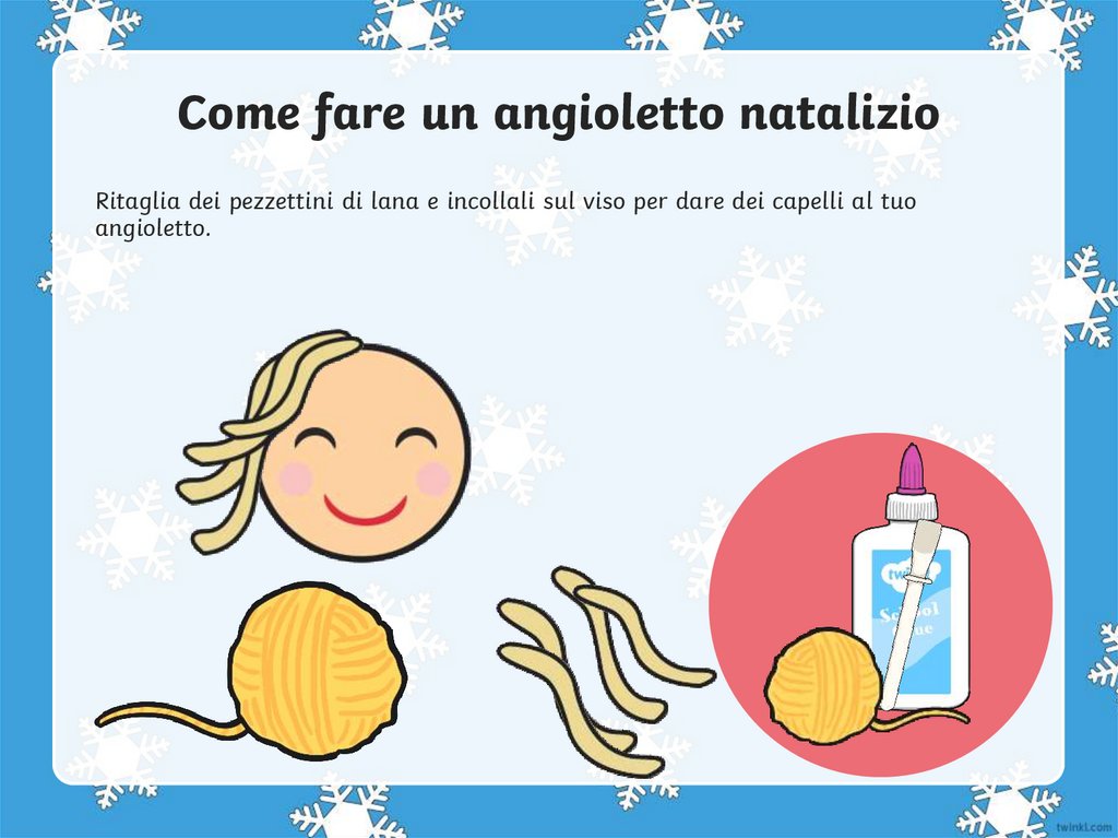 Come fare un angioletto natalizio