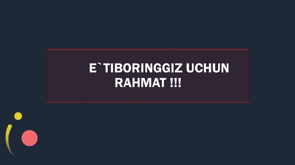 E`TIBORINGGIZ UCHUN RAHMAT !!!