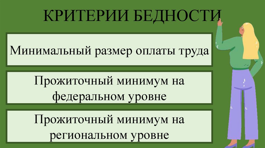 КРИТЕРИИ БЕДНОСТИ
