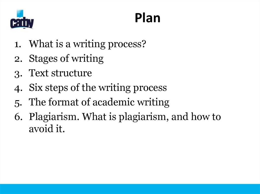 6 steps of the writing process