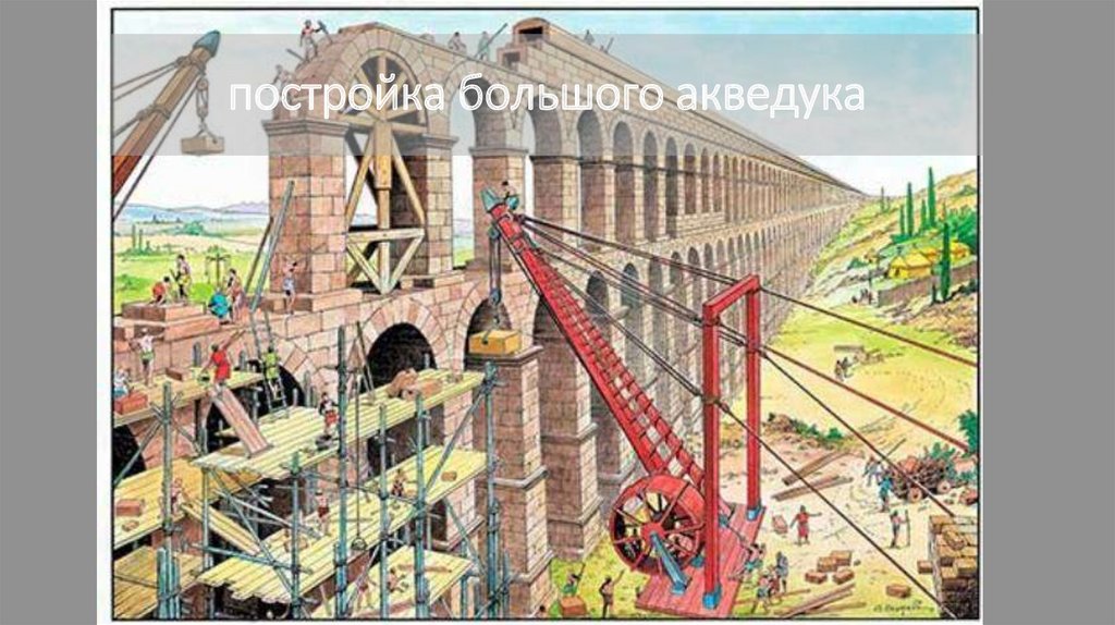 постройка большого акведука