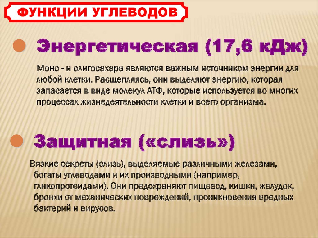 Состав углеводов