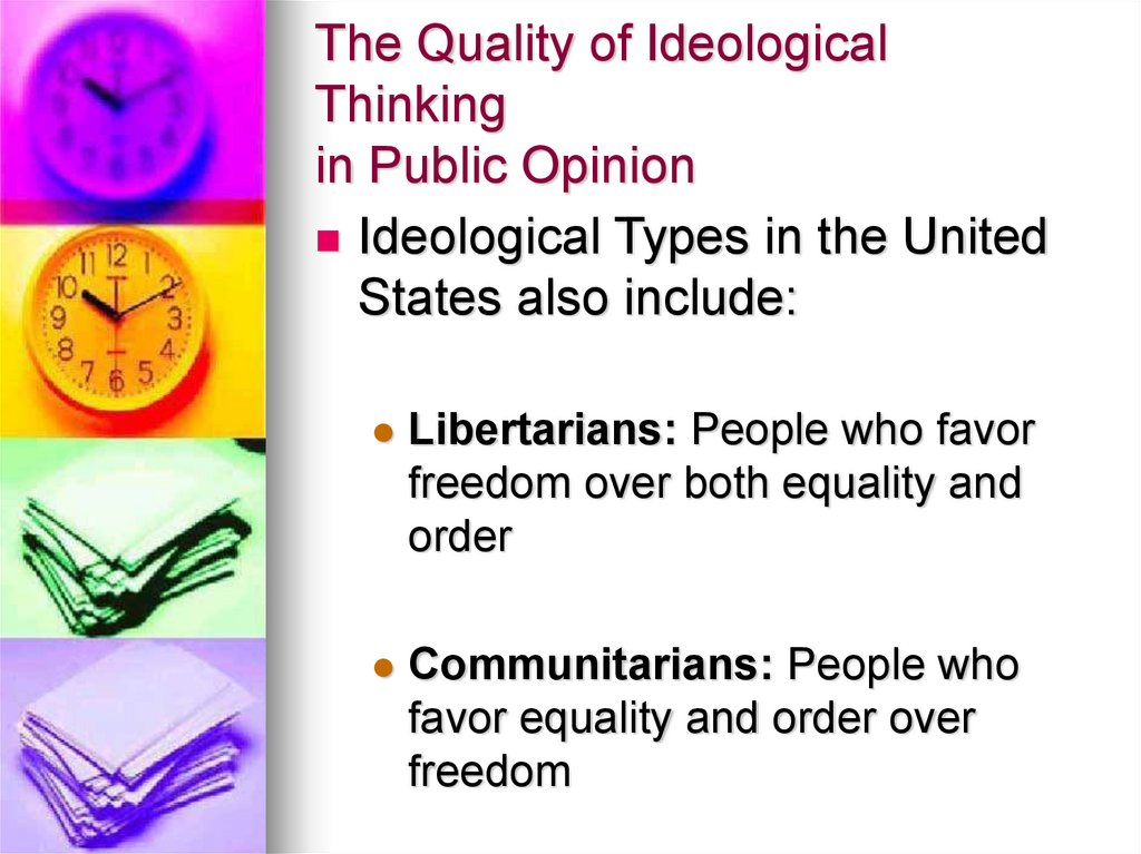 The Quality of Ideological Thinking in Public Opinion