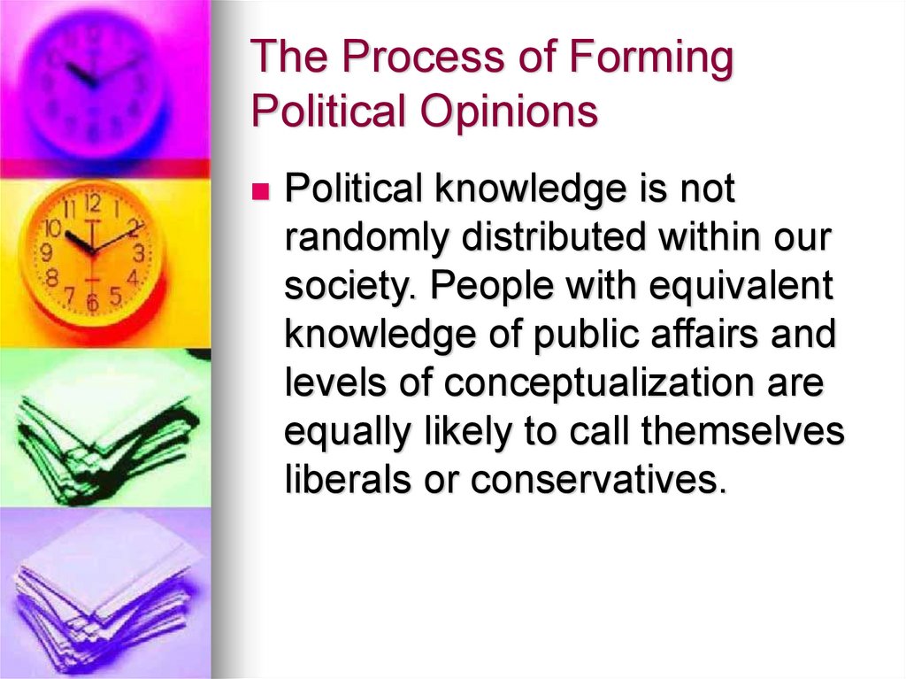 The Process of Forming Political Opinions
