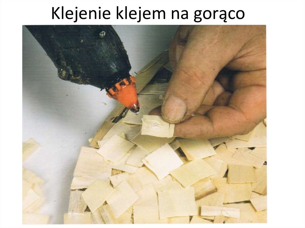 Klejenie klejem na gorąco