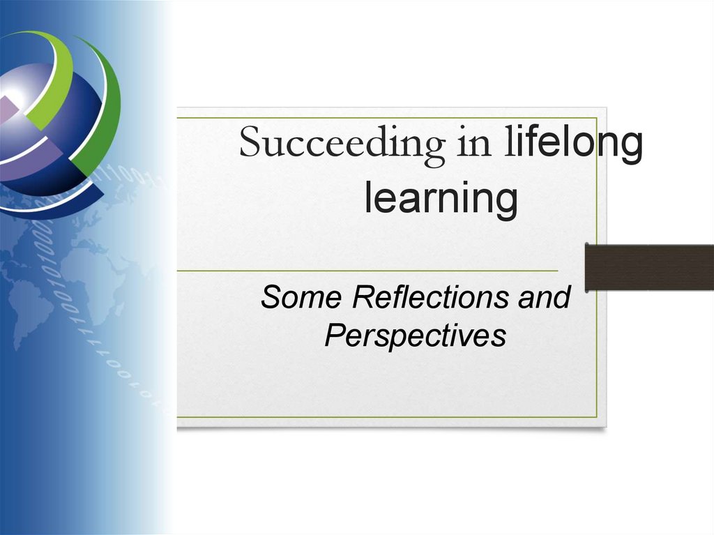 succeeding in lifelong learning essay