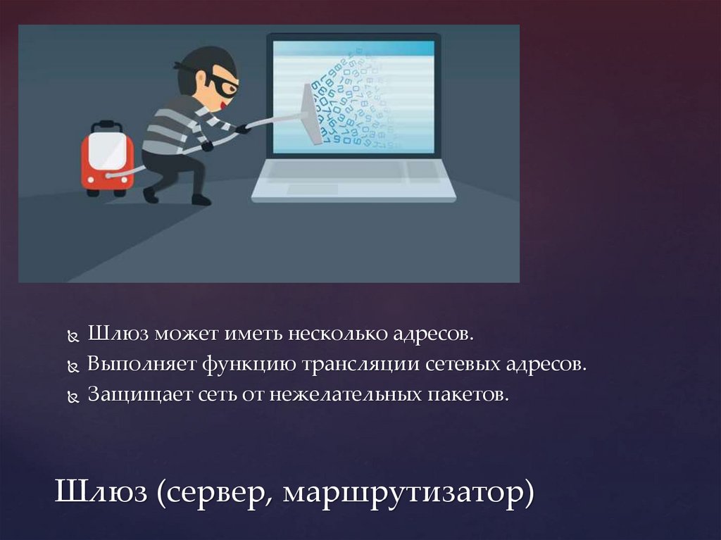 Шлюз (сервер, маршрутизатор)