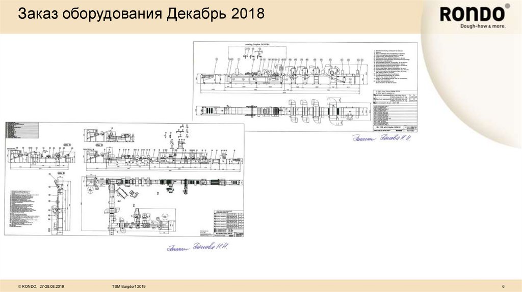 Заказ оборудования Декабрь 2018