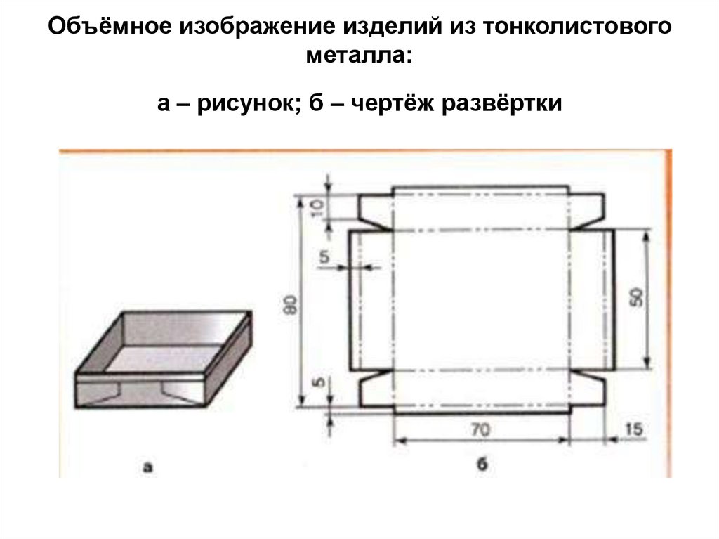 Чертеж 5 класс технология практическая работа. Чертежи деталей из тонколистового металла. Чертежи разверток из тонколистового металла. Чертеж изделия тонколистового металла. Развёртка листового металла короб чертеж.