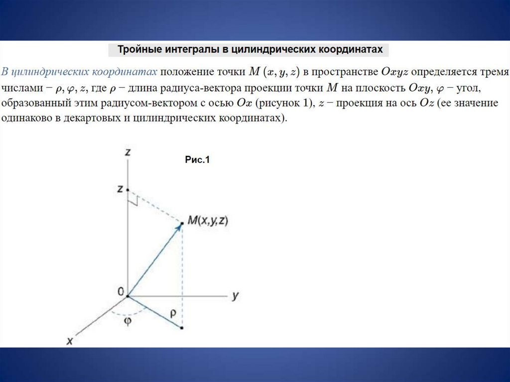 Цилиндрические координаты