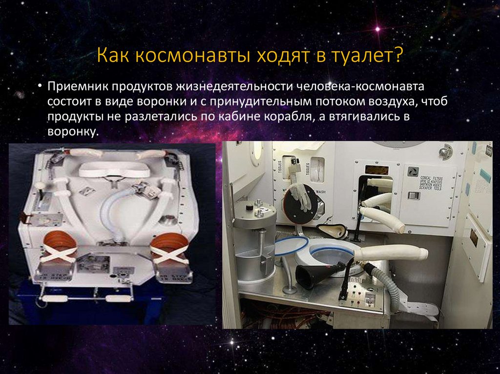 Как космонавты ходят в туалет?