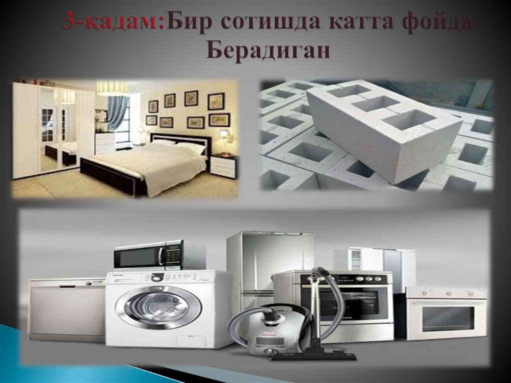 3-қадам:Бир сотишда катта фойда Берадиган