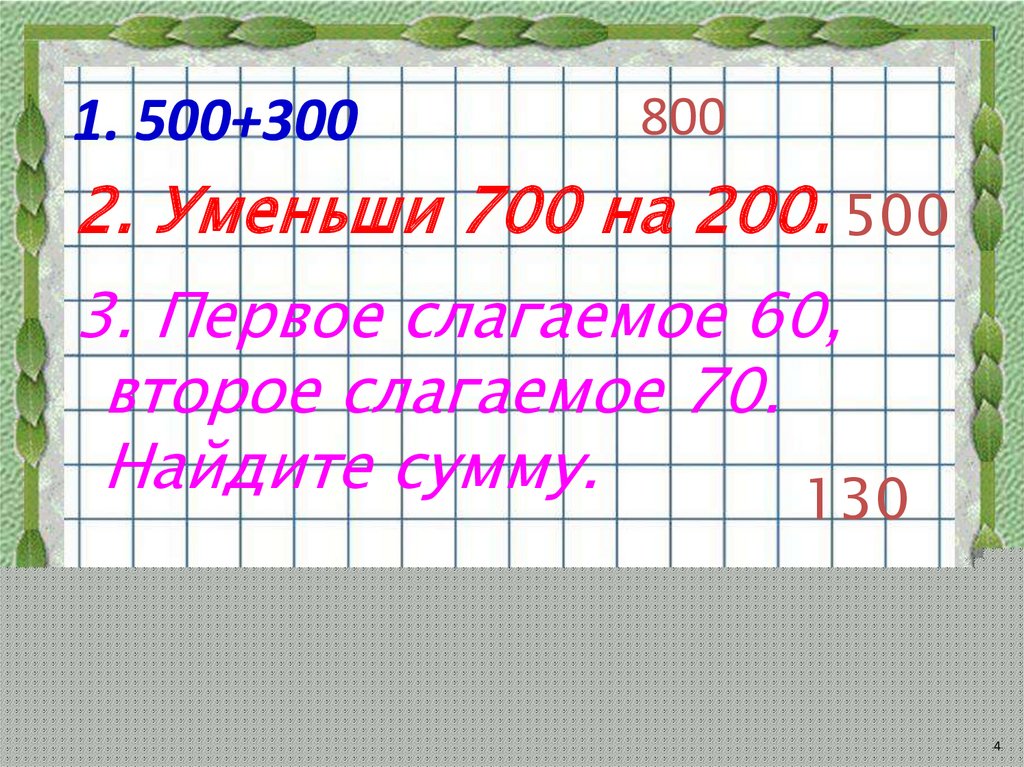 Математика 3 класс приемы письменных вычислений презентация