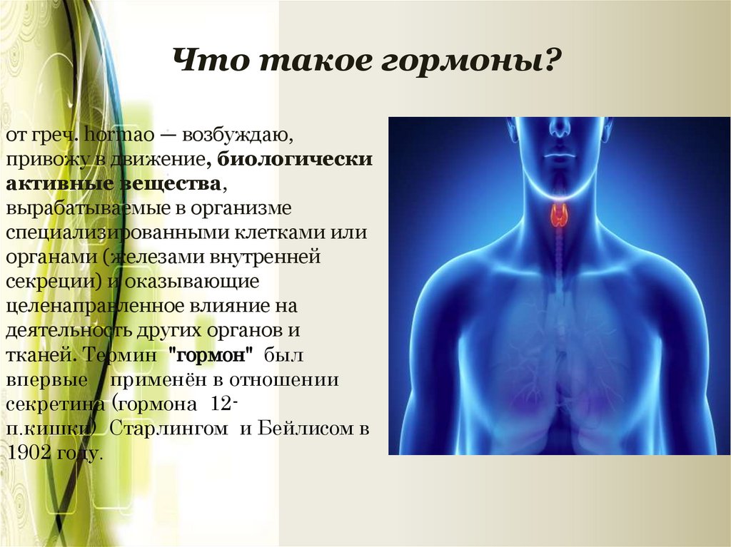 Гормоны - online presentation