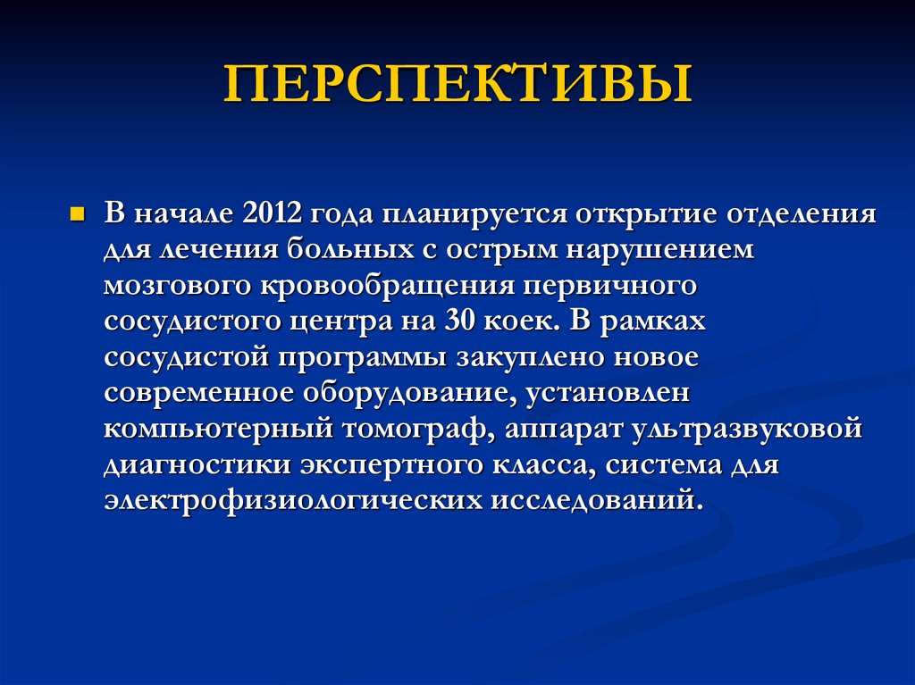 ПЕРСПЕКТИВЫ