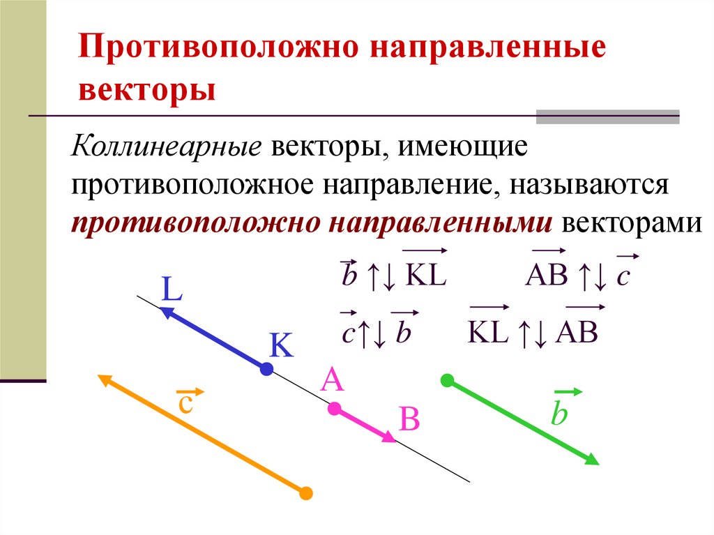 Какие векторы на рисунке коллинеарны