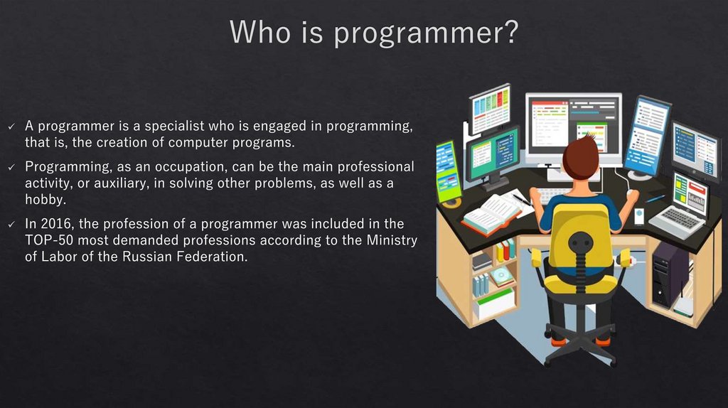 Who is programmer?