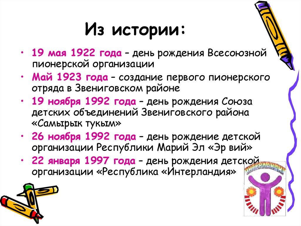 Из истории: